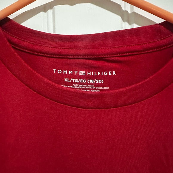 Tommy Hilfiger Boy's Tan half zip Sweater + long sleeve t-shirt NWT XL - Picture 6 of 10